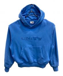 H&M×HERON PRESTON（エイチアンドエム×ヘロンプレストン）の古着「プルオーバーパーカー」｜スカイブルー