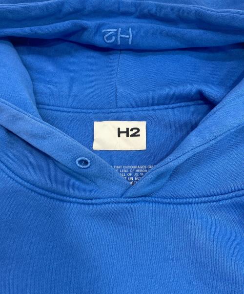 H&M（エイチアンドエム）H&M (エイチアンドエム) HERON PRESTON (ヘロンプレストン) プルオーバーパーカー スカイブルー サイズ:Ｍの古着・服飾アイテム