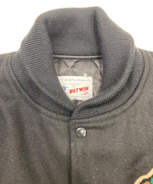 FREAK'S STORE（フリークスストア）FREAK'S STORE (フリークスストア) butwin (バトウィン) MISSION DISTRICT (ミッション ディストリクト) スタジャン ブラック サイズ:Lの古着・服飾アイテム