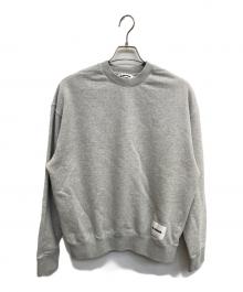 JIL SANDER（ジルサンダー）の古着「Logo Patch Crew Sweat」｜グレー