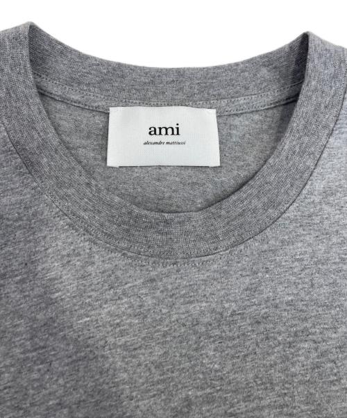 AMI PARIS（アミ パリス）AMI PARIS (アミ パリス) ロゴTシャツ グレー サイズ:XLの古着・服飾アイテム
