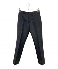 YOHJI YAMAMOTO（ヨウジヤマモト）の古着「コットンモヘヤパンツ」｜ブラック