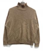 AURALEEオーラリー）の古着「BABY CASHMERE KNIT TURTLE NECK P/O」｜ベージュ