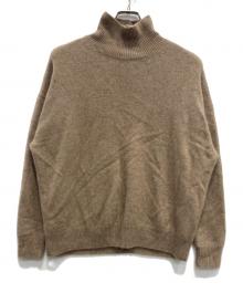 AURALEE（オーラリー）の古着「BABY CASHMERE KNIT TURTLE NECK P/O」｜ベージュ