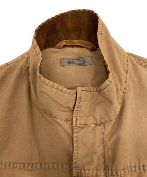 JOURNAL STANDARD relume（ジャーナルスタンダード レリューム）JOURNAL STANDARD relume (ジャーナルスタンダード レリューム) フェード マウンテン スタンドカラー ブルゾン ブラウン サイズ:Mの古着・服飾アイテム