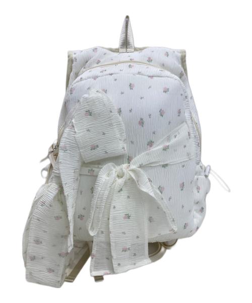 merry jenny（メリージェニー）merry jenny (メリージェニー) リュック ホワイトの古着・服飾アイテム