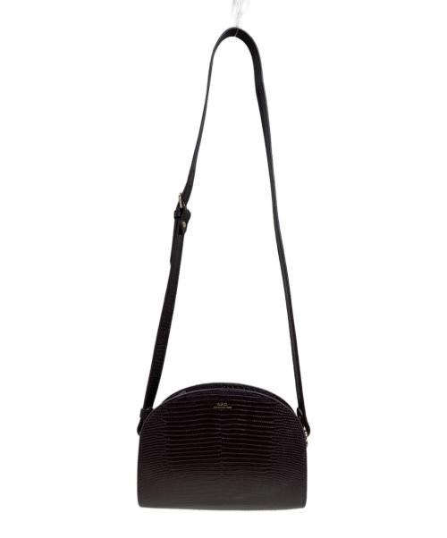 A.P.C.（アーペーセー）A.P.C. (アーペーセー) デミルーンバッグ ブラウンの古着・服飾アイテム