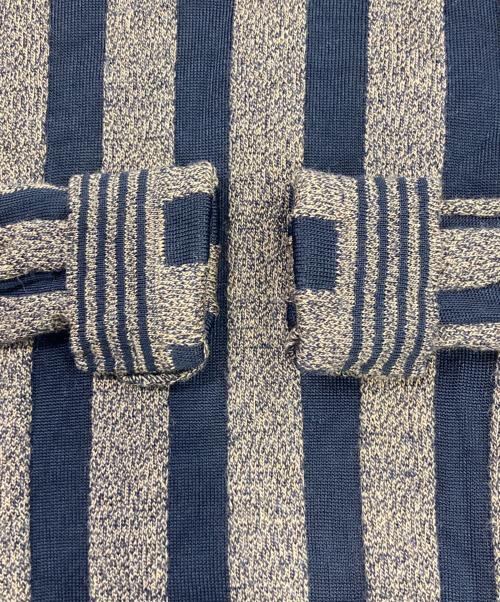 FENDI（フェンディ）FENDI (フェンディ) タートルネックニット ブラック×ブラウン サイズ:Lの古着・服飾アイテム