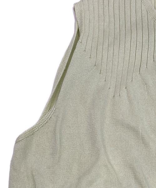 CHANEL（シャネル）CHANEL (シャネル) ノースリーブニット 黄緑 サイズ:40の古着・服飾アイテム