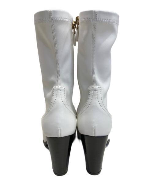 STELLA McCARTNEY（ステラマッカートニー）STELLA McCARTNEY (ステラマッカートニー) COWBOY STRETCH ALTER MAT ホワイト サイズ:23㎝の古着・服飾アイテム