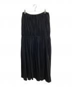 YOHJI YAMAMOTOヨウジヤマモト）の古着「ベアトップニットワンピース」｜ブラック