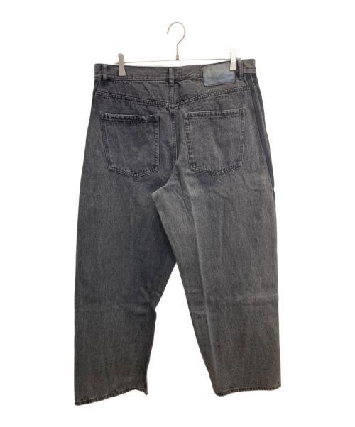 adidas（アディダス）adidas (アディダス) Adilenium シーズン3 ルーズフィット デニムパンツ ブラック サイズ:91cm (W36) 未使用品の古着・服飾アイテム