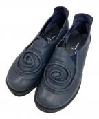 慈雨ジウ）の古着「スリッポン」｜ネイビー