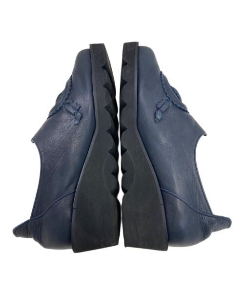 慈雨（ジウ）慈雨 (ジウ) スリッポン ネイビー サイズ:22½の古着・服飾アイテム