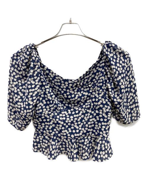 HER LIP TO（ハーリップトゥ）Her lip to (ハーリップトゥ) Cherry Pattern Two Piece ネイビー サイズ:Mの古着・服飾アイテム