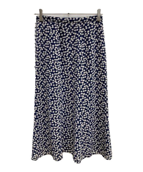 HER LIP TO（ハーリップトゥ）Her lip to (ハーリップトゥ) Cherry Pattern Two Piece ネイビー サイズ:Mの古着・服飾アイテム