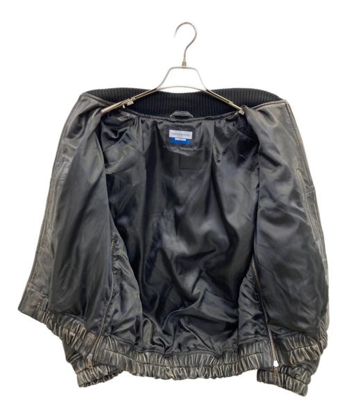 MAISON SPECIAL（メゾンスペシャル）MAISON SPECIAL (メゾンスペシャル) Sheep Leather MA-1 ダークブラックの古着・服飾アイテム