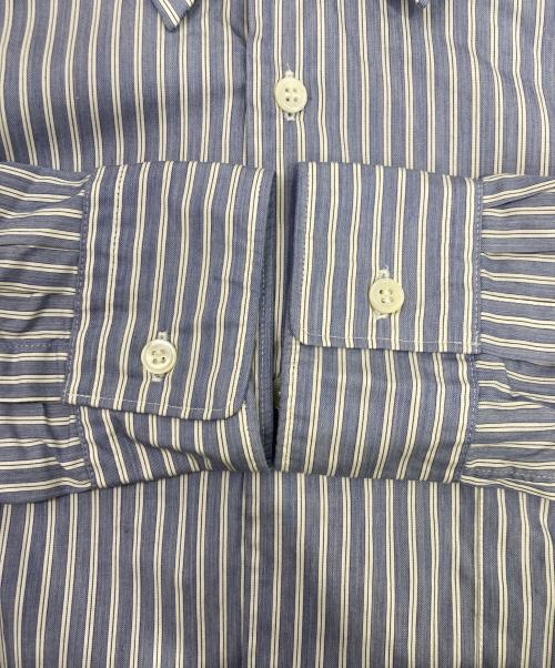 COMME des GARCONS HOMME DEUX（コムデギャルソン オム ドゥ）COMME des GARCONS HOMME DEUX (コムデギャルソン オム ドゥ) ストライプシャツ ブルー サイズ:Mの古着・服飾アイテム