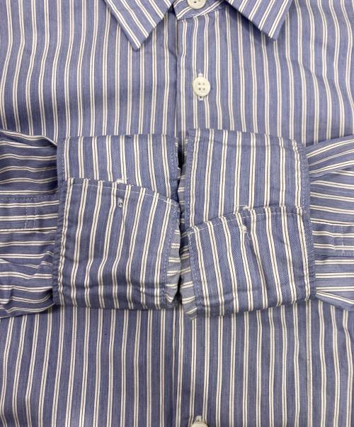 COMME des GARCONS HOMME DEUX（コムデギャルソン オム ドゥ）COMME des GARCONS HOMME DEUX (コムデギャルソン オム ドゥ) ストライプシャツ ブルー サイズ:Mの古着・服飾アイテム