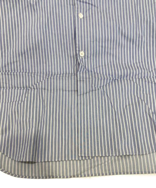 COMME des GARCONS HOMME DEUX（コムデギャルソン オム ドゥ）COMME des GARCONS HOMME DEUX (コムデギャルソン オム ドゥ) ストライプシャツ ブルー サイズ:Mの古着・服飾アイテム