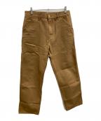 Carhartt WIPカーハート ワークインプログレス）の古着「ダック地ペインターパンツ」｜ブラウン