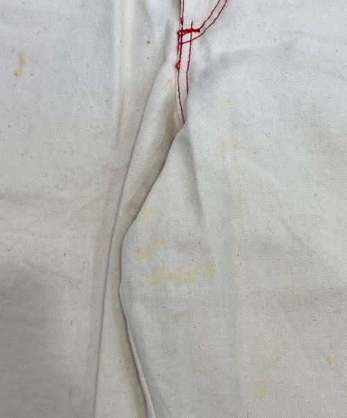 Pointer（ポインター）Pointer (ポインター) エプロン付ペインターパンツ アイボリー サイズ:78.5cm (W31)の古着・服飾アイテム