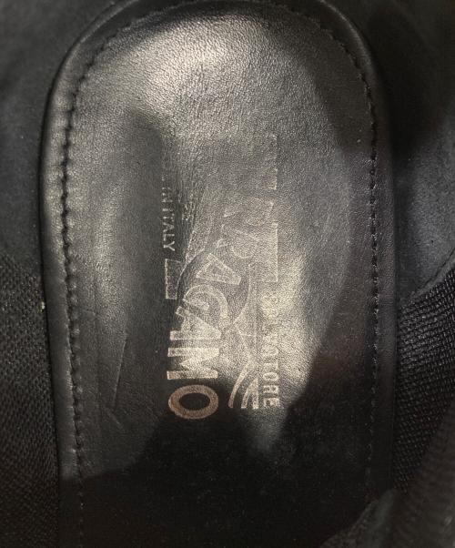 Salvatore Ferragamo（サルヴァトーレ フェラガモ）Salvatore Ferragamo (サルヴァトーレ フェラガモ) ローカットスニーカー ブラック サイズ:8の古着・服飾アイテム