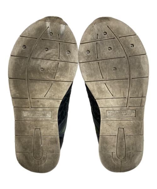 BOTTEGA VENETA（ボッテガベネタ）BOTTEGA VENETA (ボッテガベネタ) イントレチャートローカットスニーカー ブラック サイズ:41の古着・服飾アイテム