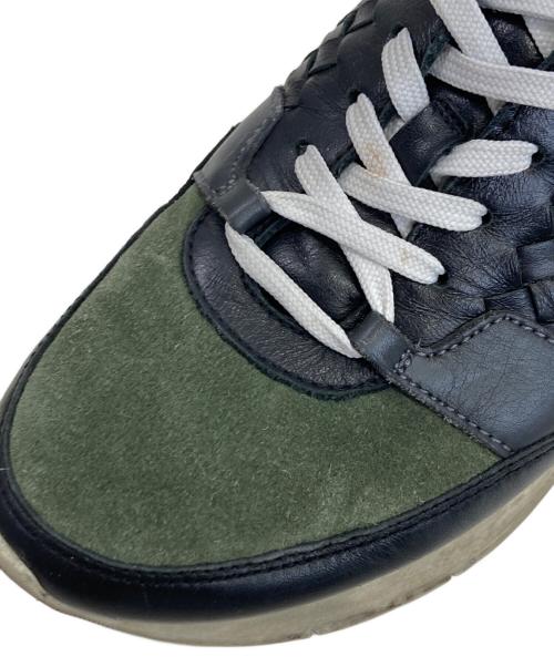 BOTTEGA VENETA（ボッテガベネタ）BOTTEGA VENETA (ボッテガベネタ) イントレチャートローカットスニーカー ブラック サイズ:41の古着・服飾アイテム
