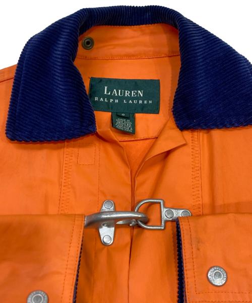 LAUREN RALPH LAUREN（ローレンラルフローレン）LAUREN RALPH LAUREN (ローレンラルフローレン) ファイヤーマンジャケット オレンジ サイズ:Sの古着・服飾アイテム