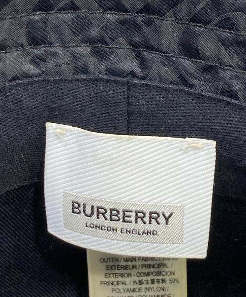 BURBERRY LONDON（バーバリーロンドン）BURBERRY LONDON (バーバリーロンドン) モノグラムバケットハット ブラックの古着・服飾アイテム