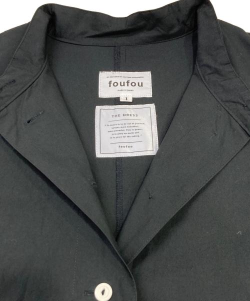 foufou（フーフー ザドレス）foufou (フーフー ザドレス) ワンピース ブラック サイズ:1の古着・服飾アイテム