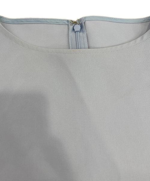 SOEJU（ソージュ）SOEJU (ソージュ) ライトクロスコクーンシルエットブラウス ブルー サイズ:Mの古着・服飾アイテム