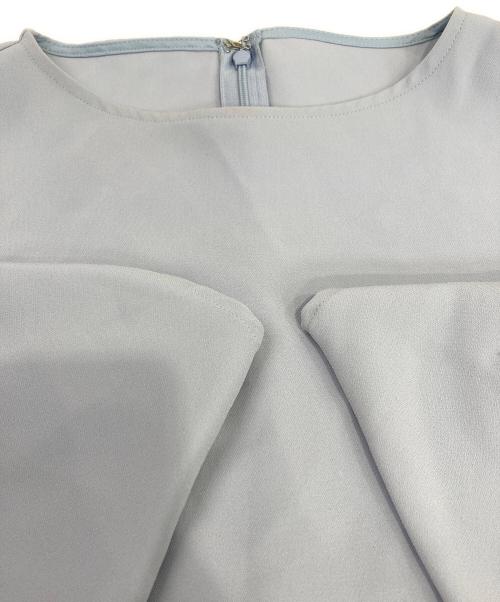 SOEJU（ソージュ）SOEJU (ソージュ) ライトクロスコクーンシルエットブラウス ブルー サイズ:Mの古着・服飾アイテム