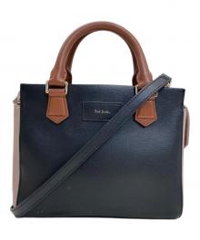 PAUL SMITH（ポールスミス）の古着「カラーブロック2WAYバッグ」｜ブラック