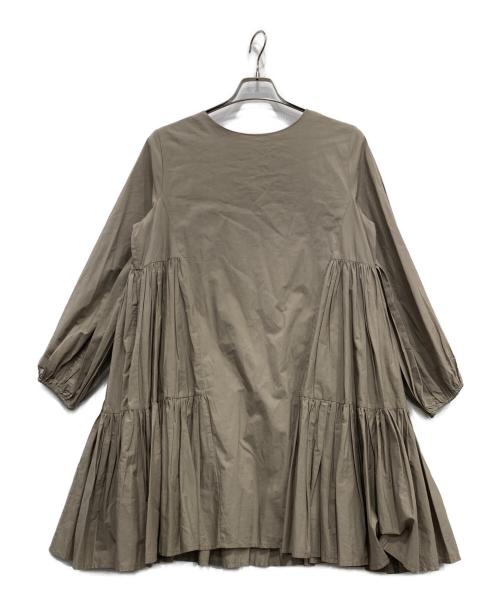 merlette（マーレット）Merlette (マーレット) TOMORROW LAND (トゥモローランド) 長袖ワンピース ベージュ サイズ:XSの古着・服飾アイテム