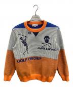 MARK&LONAマークアンドロナ）の古着「ゴルフウェア(トップス)」｜オレンジ