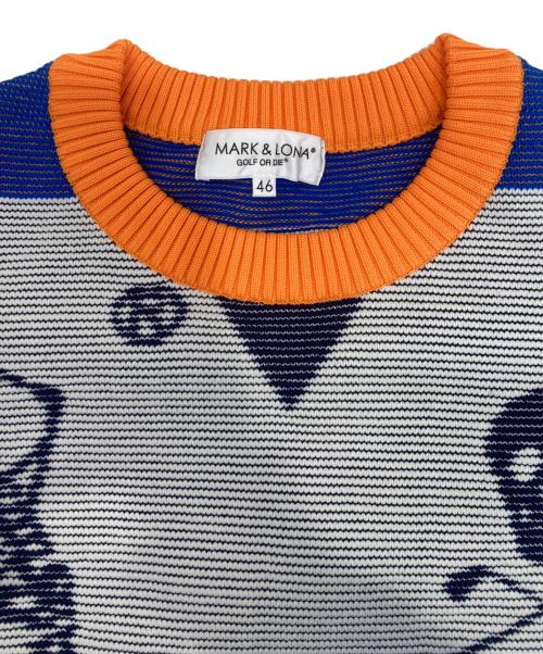 MARK&LONA（マークアンドロナ）MARK&LONA (マークアンドロナ) ゴルフウェア(トップス) オレンジ サイズ:46の古着・服飾アイテム
