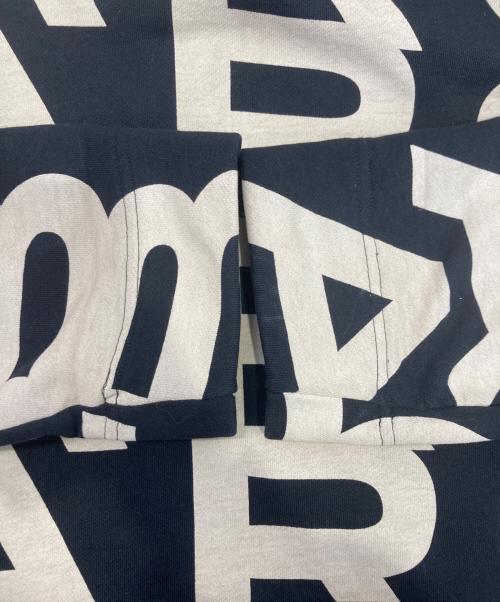 MARC JACOBS（マークジェイコブズ）MARC JACOBS (マークジェイコブズ) MONOGRAM OVERSIZED HOODIE ブラック サイズ:Mの古着・服飾アイテム