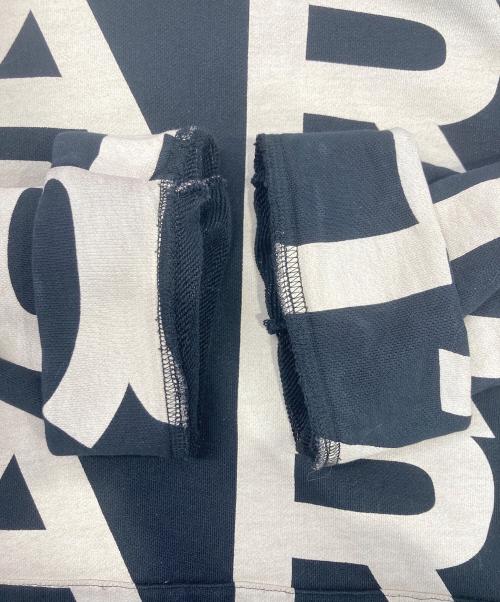 MARC JACOBS（マークジェイコブズ）MARC JACOBS (マークジェイコブズ) MONOGRAM OVERSIZED HOODIE ブラック サイズ:Mの古着・服飾アイテム