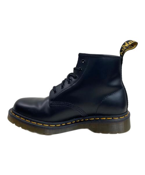 Dr.Martens（ドクターマーチン）Dr.Martens (ドクターマーチン) 101 YS スムース 6 ホール ブーツ ブラック サイズ: UK6 （25cm)の古着・服飾アイテム