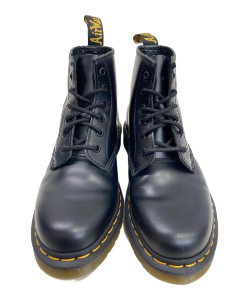 Dr.Martens（ドクターマーチン）Dr.Martens (ドクターマーチン) 101 YS スムース 6 ホール ブーツ ブラック サイズ: UK6 （25cm)の古着・服飾アイテム