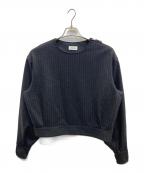 THE RERACSザ リラクス）の古着「ショルダージップスウェット」｜ブラック