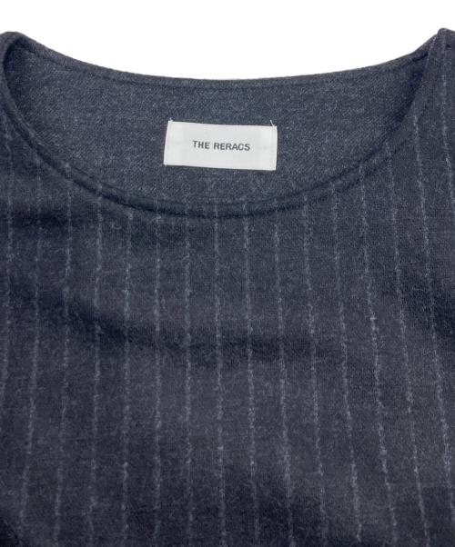 THE RERACS（ザ リラクス）THE RERACS (ザ リラクス) ショルダージップスウェット ブラック サイズ:36の古着・服飾アイテム