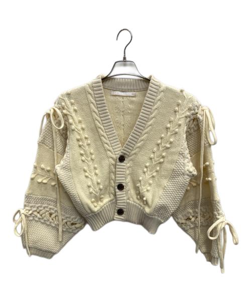 LEINWANDE（ラインヴァンド）LEINWANDE (ラインヴァンド) カーディガン アイボリー サイズ:Fの古着・服飾アイテム
