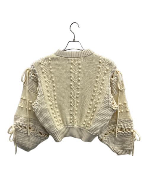 LEINWANDE（ラインヴァンド）LEINWANDE (ラインヴァンド) カーディガン アイボリー サイズ:Fの古着・服飾アイテム