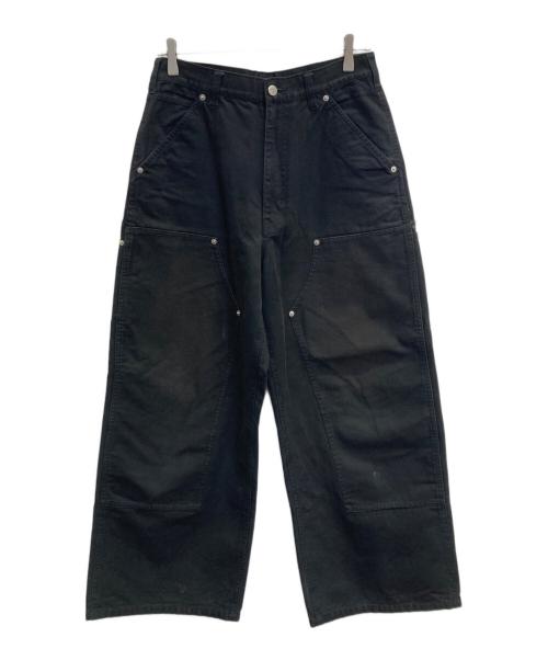 JOURNAL STANDARD（ジャーナルスタンダード）JOURNAL STANDARD (ジャーナルスタンダード) ダブルニーパンツ ブラック サイズ:不明の古着・服飾アイテム