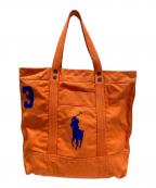 POLO RALPH LAURENポロ・ラルフローレン）の古着「トートバッグ」｜オレンジ