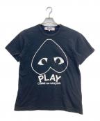 PLAY COMME des GARCONSプレイコムデギャルソン）の古着「Tシャツ」｜ブラック