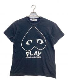 PLAY COMME des GARCONS（プレイコムデギャルソン）の古着「Tシャツ」｜ブラック